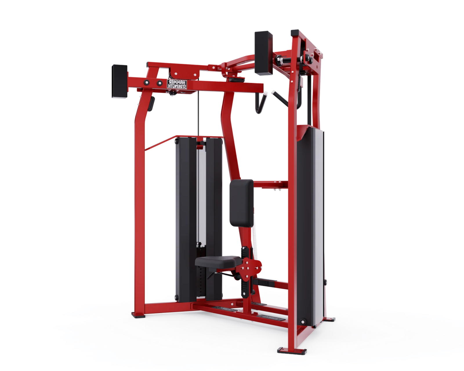 Iso-Lateral High Row Machine for Back Strength Training with 300kg Load Capacity Commercial Gym Equipment