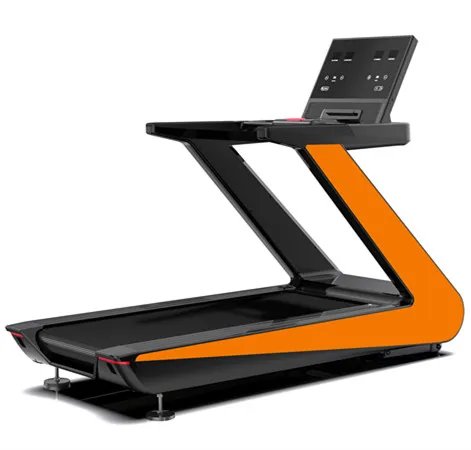Commercial Treadmill with 0.8-18km/h Speed, Heart Rate Monitor & Shock Absorption for Gyms