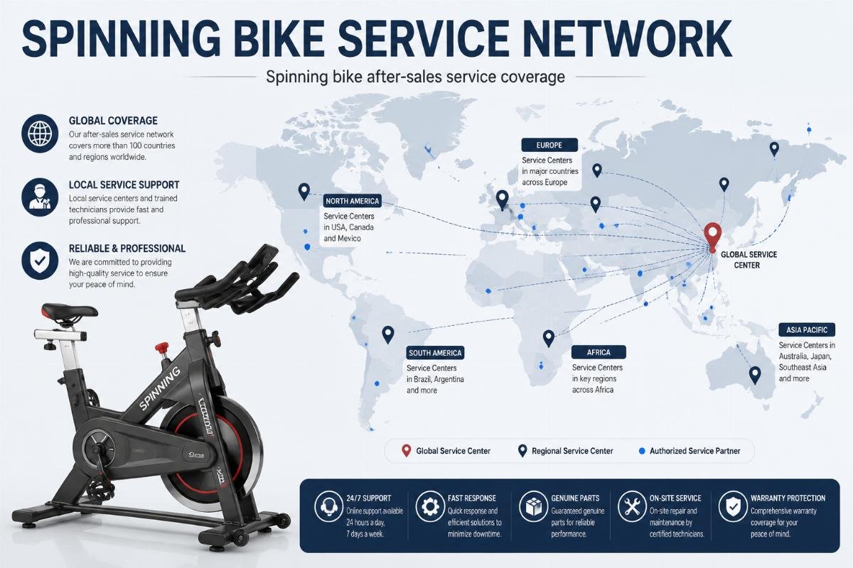 Spinning bike after-sales service coverage Spinning bike service network