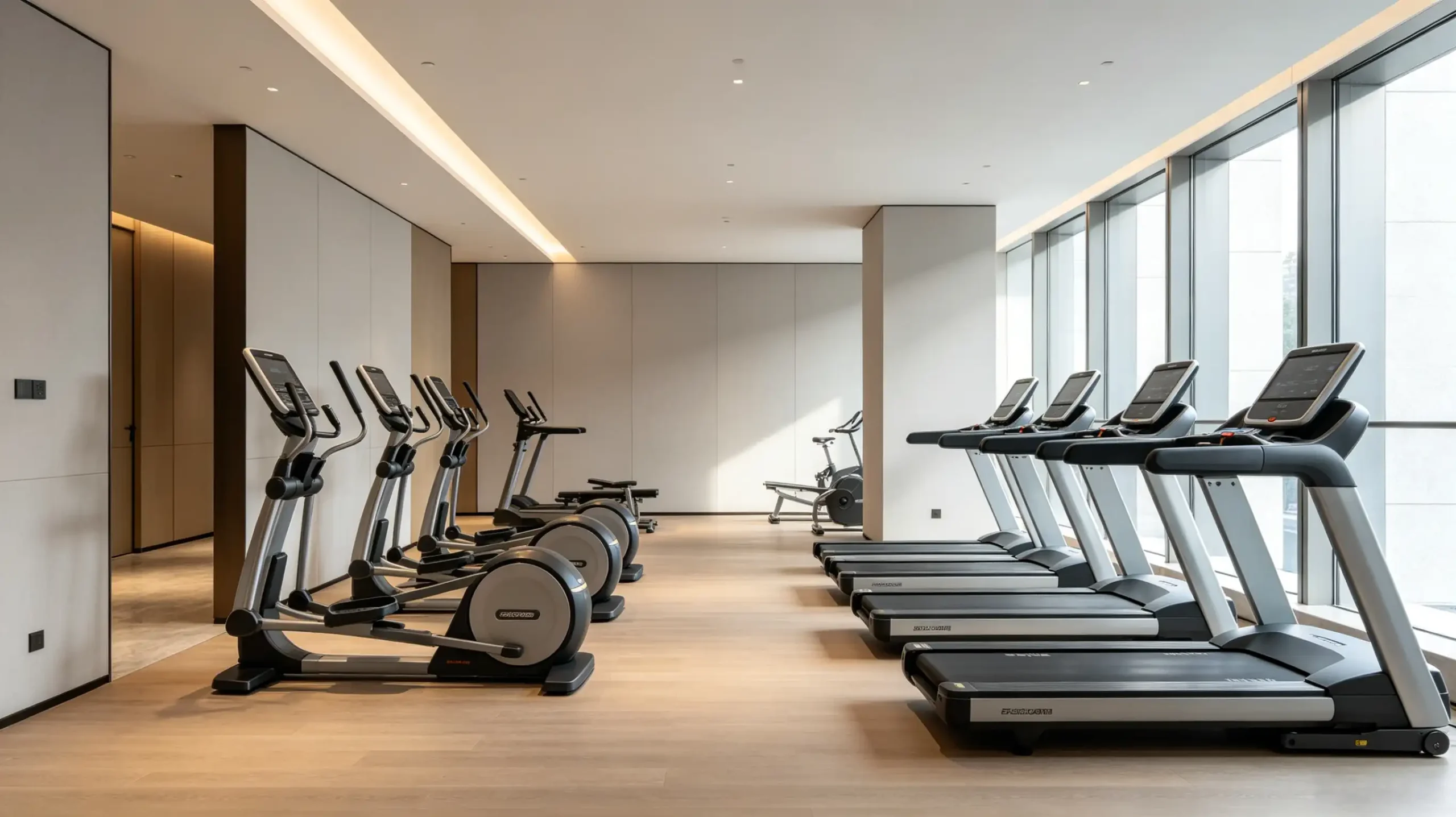 Hotel fitness suite