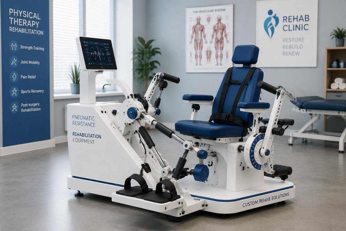 Medical grade fitness equipment imported from China for rehab clinics Custom pneumatic resistance rehabilitation equipment for physical therapy clinics