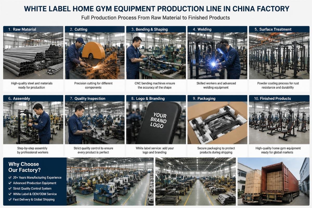 How to Source White Label Home Gym Equipment from China Manufacturers for Dropshipping