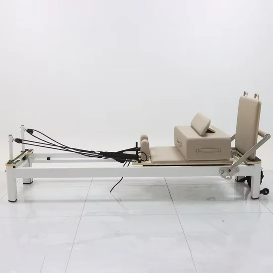 Aluminum Alloy Pilates Reformer with Box for Home Use