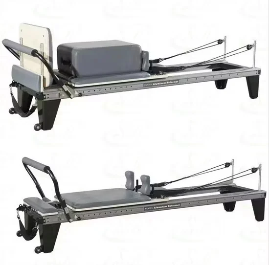 Commercial Aluminum Pilates Reformer with Box Jump Board for Studio [WARN] draft identifier mismatch