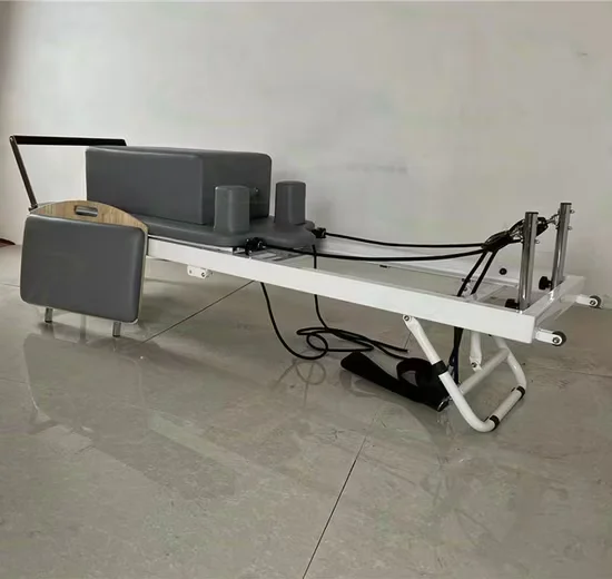 Commercial Metal Frame Folding Reformer Pilates Bed for Yoga Studio Exercise