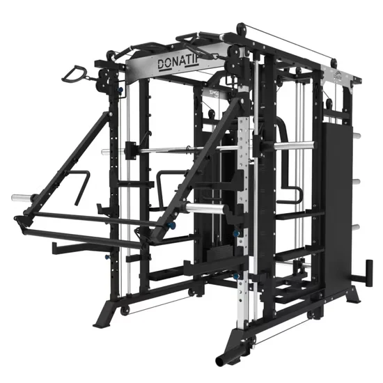 Commercial Multi-Function Smith Machine with Cable Crossover Power Rack