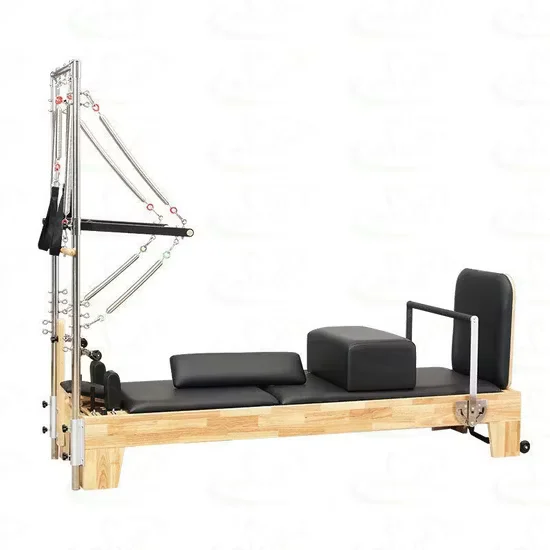 Commercial Pilates Reformer Bed with Trapeze Tower for Studio Use