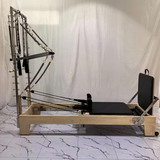 Commercial Pilates Reformer Machine with Tower for Studio