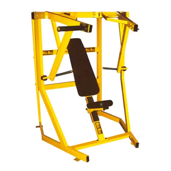 Commercial Plate Loaded ISO-Lateral Decline Bench OS-H5004