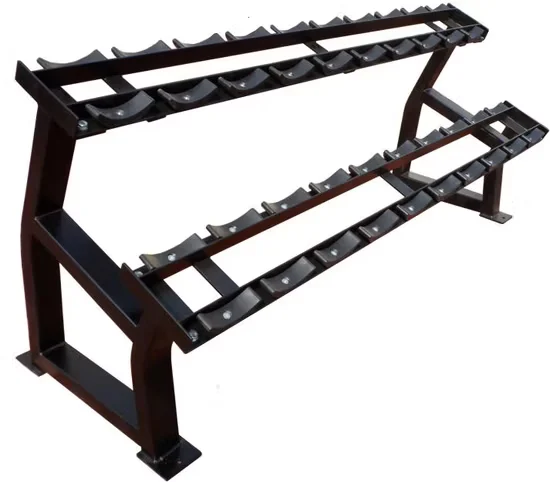 Commercial Steel Dumbbell Rack for Gym Fitness Center Storage Equipment