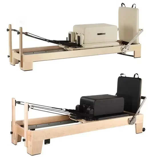Commercial Wood Pilates Reformer for Studio and Home Gym Fitness