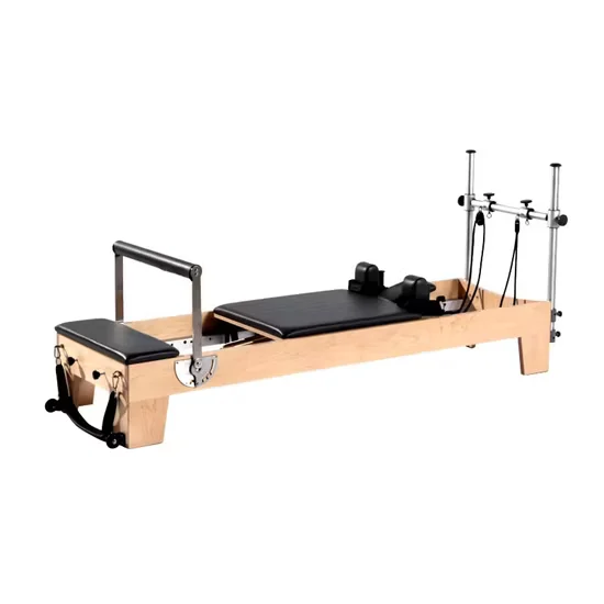 Commercial Wooden Pilates Reformer Bed for Yoga Studio Training