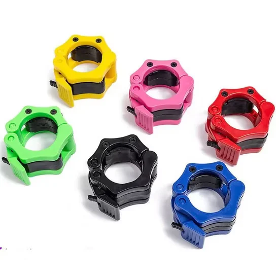 Durable Weightlifting Barbell Clamp Clips for Commercial Gyms