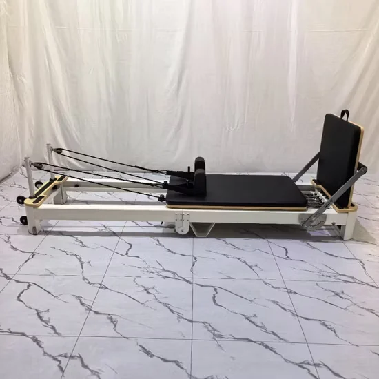 Foldable Aluminium Pilates Reformer for Studio