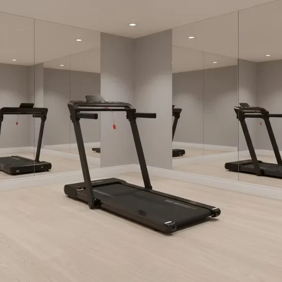 Foldable Home Electric Treadmill W08 Anti-Slip for Muscle Building