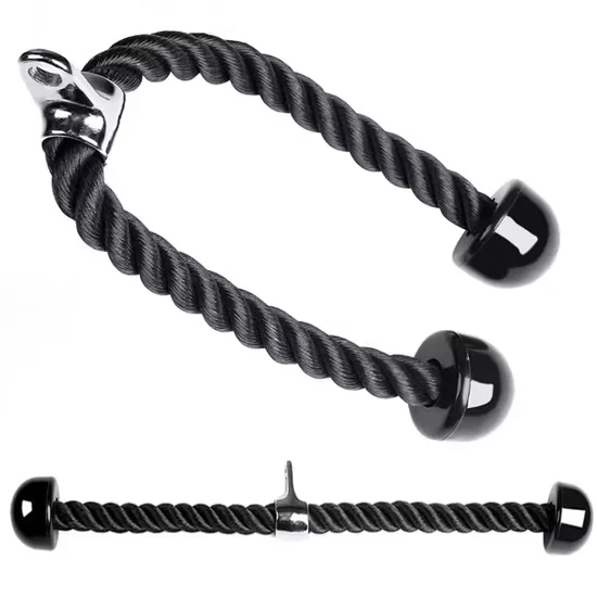 Heavy-Duty Gym Pulley Cable Machine Attachment for Tricep Workouts