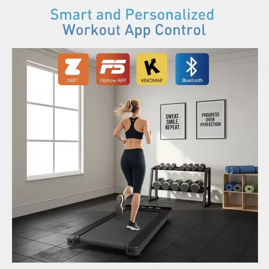 HSM W04H1 Remote Control Walking Treadmill Foldable Durable