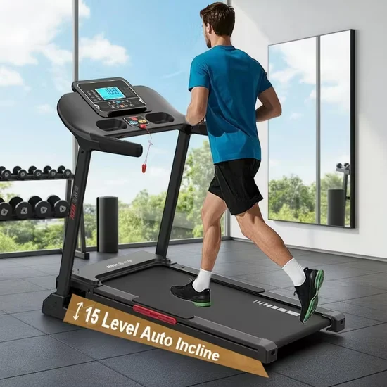Mt296 ABS Motorized Treadmill for Bedroom Workout