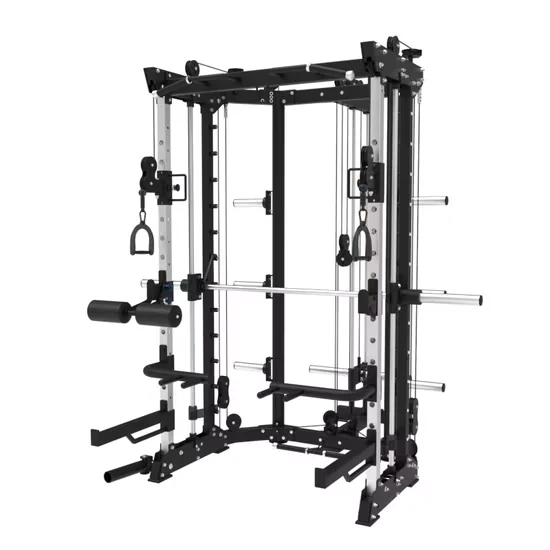 Multi-Functional Smith Machine Power Rack with Cable Crossover for Commercial*