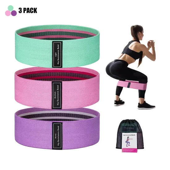 Premium Polyester Resistance Bands for Commercial Fitness and Yoga