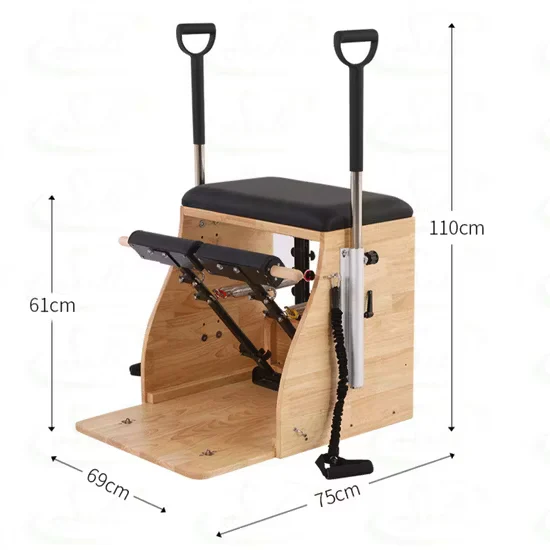 Professional Wood Pilates Combo Chair for Studio Training