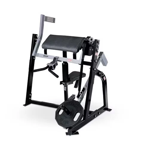 Seated Biceps Plate Loaded Hammer Strength Gym Equipment