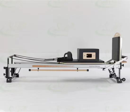Senrui Fitness Aluminum Pilates Reformer for Classical Studio Bodybuilding Exercise