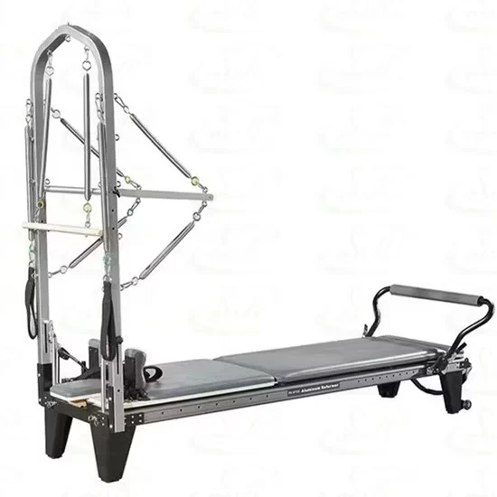 Senrui SRY-11 Aluminum Pilates Reformer Machine with Tower for Studio Use