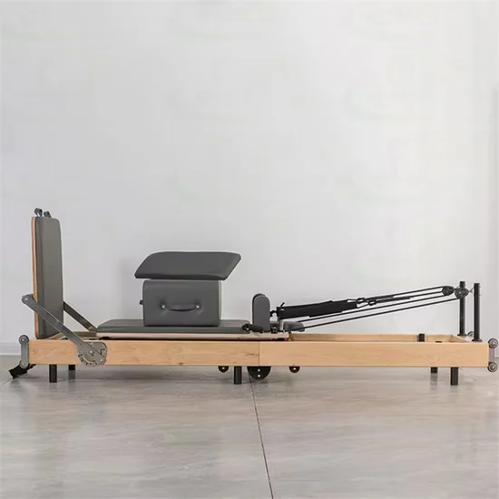 Senrui SRY-11 Maple Wood Folding Pilates Reformer Bed