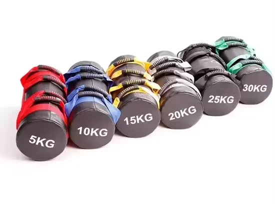 Versatile Colorful Strength Training Bags for Peak Performance