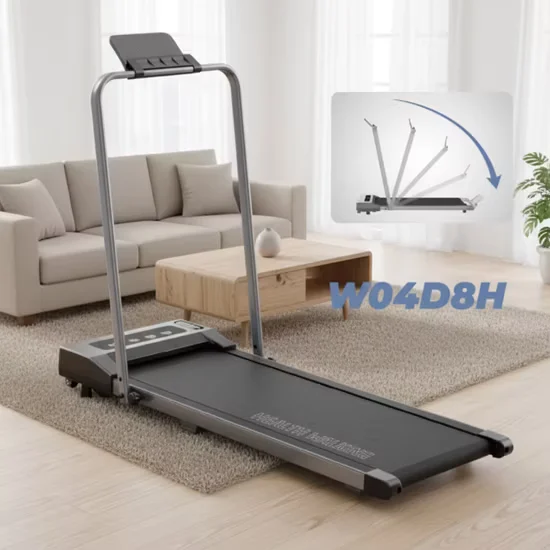 W04D8H Foldable Motorized Treadmill with Remote Controller for Home Use