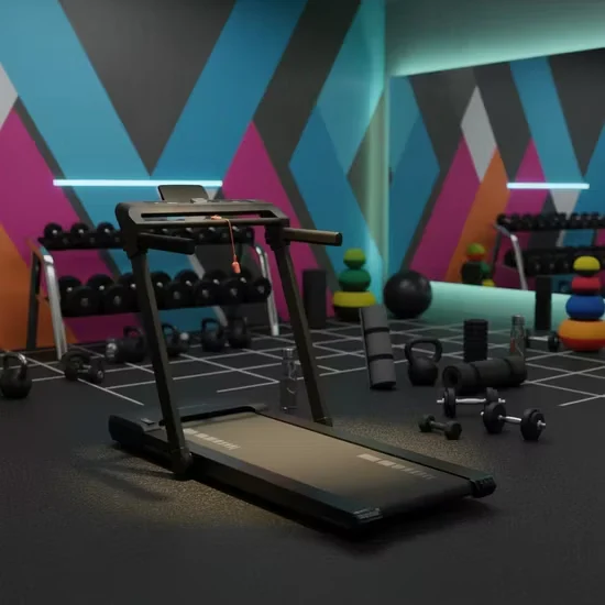 W08 Electric Folding Home Gym Treadmill for Bedroom Workout
