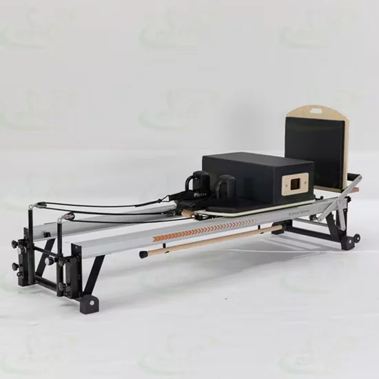 White Aluminium Pilates Reformer Core Bed for Yoga Studio