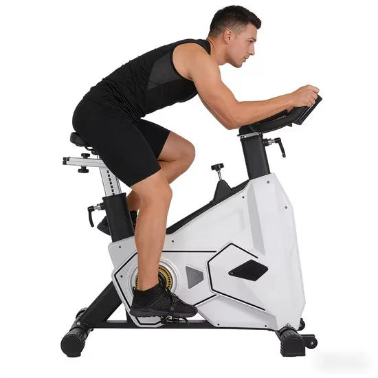 Wholesale Commercial Spinning Bike with Leather Belt Drive for Club Fitness Training
