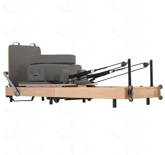 Wood Foldable Pilates Reformer Bed for Studio Commercial Use