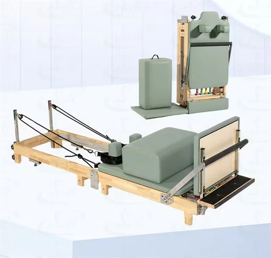 Wood Folding Pilates Reformer Portable Quality Machine [WARN] draft identifier mismatch