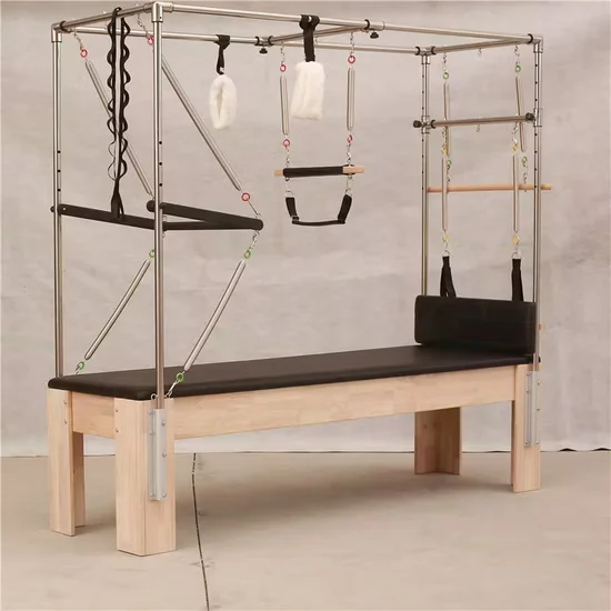Wooden Cadillac Pilates Reformer Machine for Gym Fitness Studio