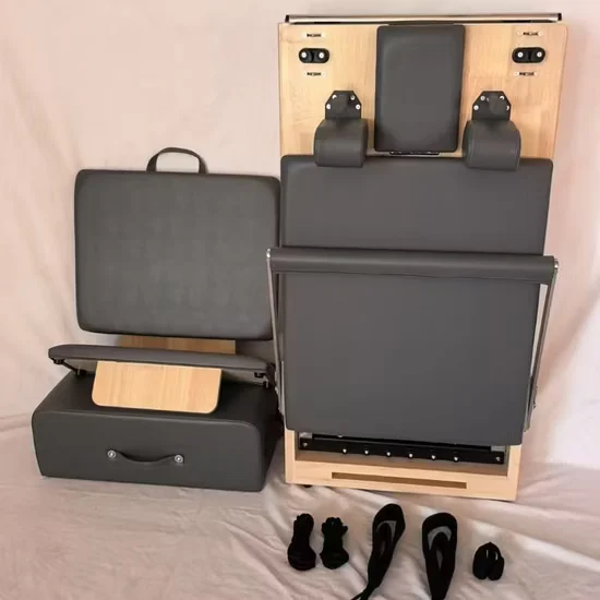 Wooden Foldable Pilates Reformer Machine for Yoga Studio