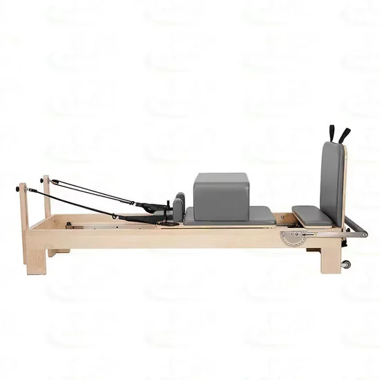 Yoga Training White Beech Wooden Pilates Reformer Bed for Home Use [WARN] draft identifier mismatch